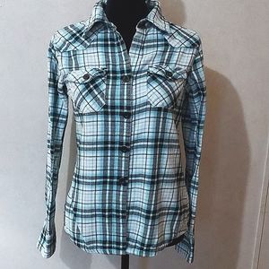 O'NEILL PLAID FLANNEL LONG SLEEVE SHIRT